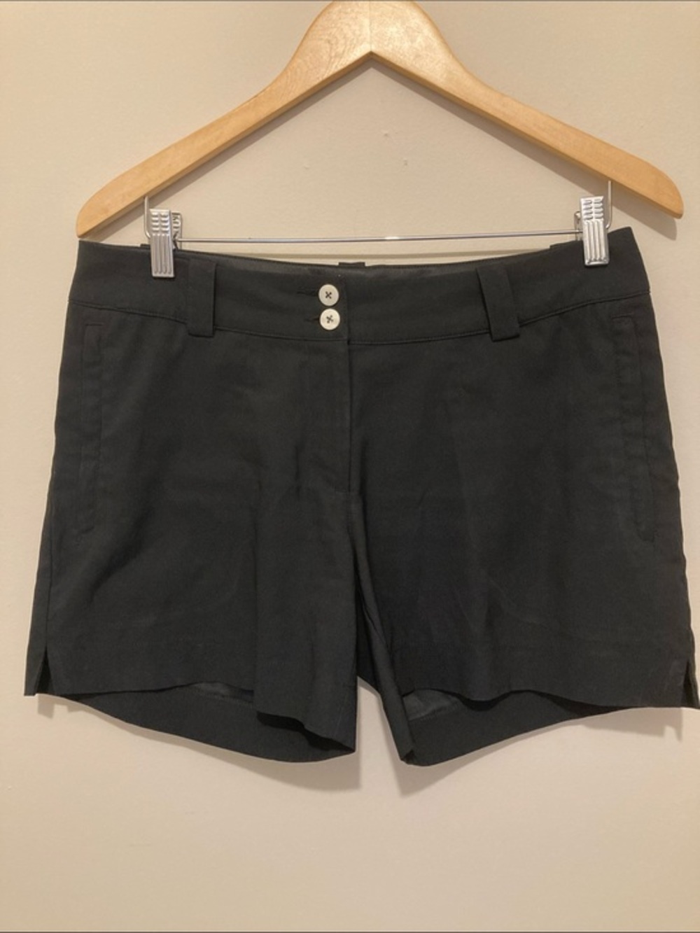 Nike Black Women’s Bermuda Shorts with Double Button